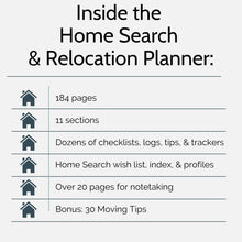 Load image into Gallery viewer, Home Search & Relocation Planner