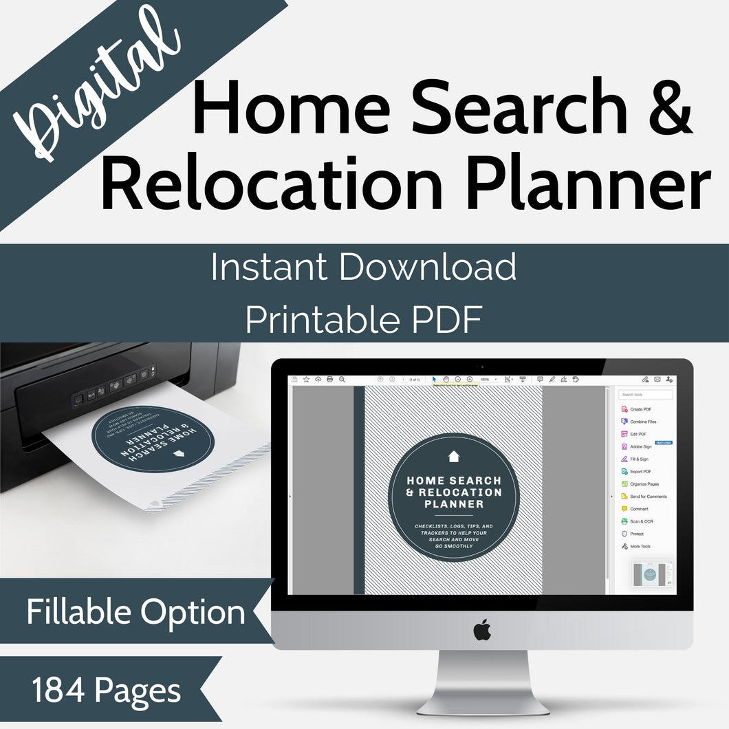 Home Search & Relocation Planner (Digital Version)