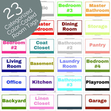 Load image into Gallery viewer, Printable Moving Box Labels & Room Tags