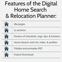 Load image into Gallery viewer, Home Search & Relocation Planner (Digital Version)