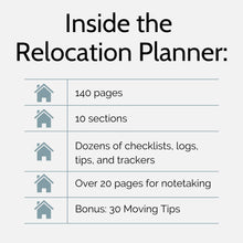 Load image into Gallery viewer, Relocation Planner
