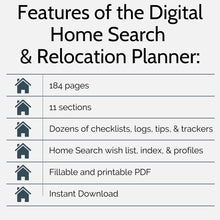 Load image into Gallery viewer, Home Search &amp; Relocation Planner (Digital Version)

